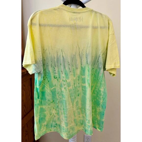 Bludgeon Riffola Def Leppard Pyromania Tie-Dye Yellow Unisex S/M - Picture 4 of 4